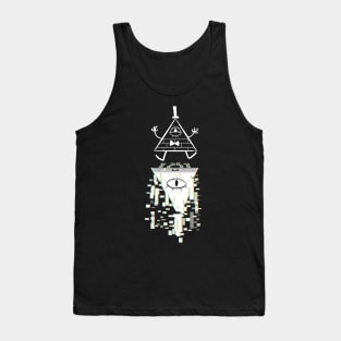 Cipher Glitch (wordless) Tank Top